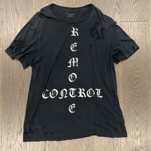 Allsaints Oversized Graphic T-Shirt Vintage Black